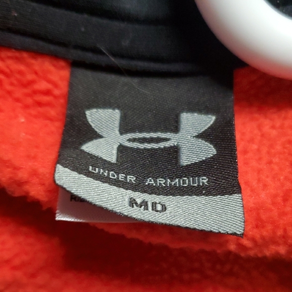 Womens Under Armour Vibrant Orange Full-Zip Hoodie - Picture 2 of 4